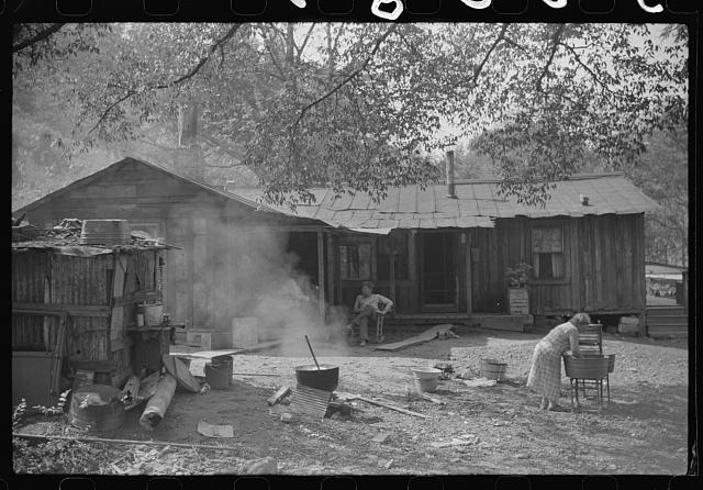 Home of old and sick mine foreman and WPA (Works Progress...