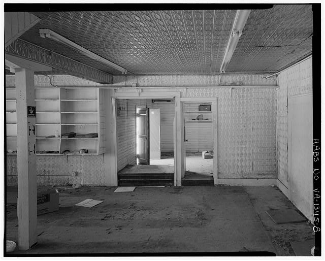 8. Interior view, first floor, looking northeast. -...