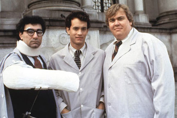 Eugene Levy, Tom hanks and John Candy.