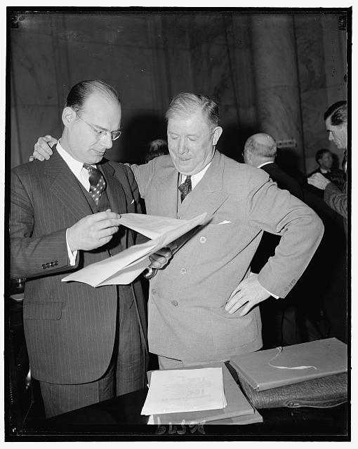 Michael Cleary, right, Pres. of the Northwestern Mutual...
