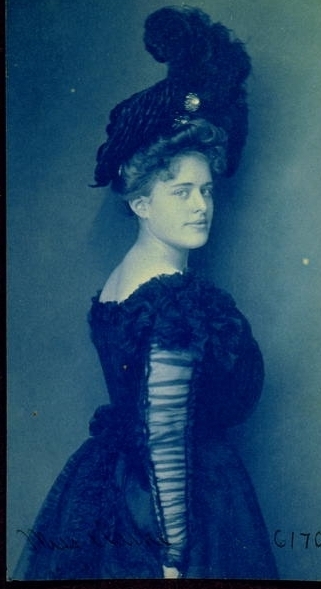 [Miss Mary Olmsted(?) Clarke, half-length portrait,...