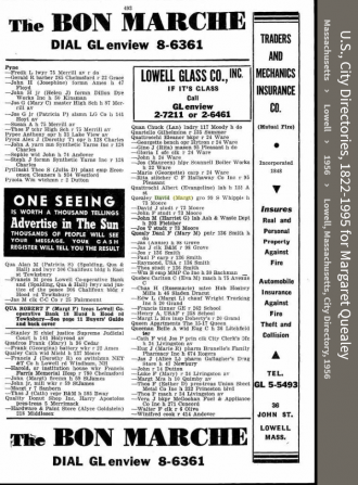 Margaret E. (Hehir) Quealey--U.S., City Directories, 1822-1995(1956)