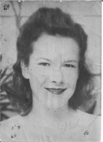 Helen Irene Graham age 15 photo taken in 1945