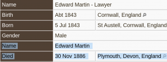 A photo of Edward Martin