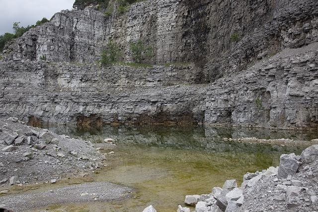 Vulcan Materials Company limestone quarry, Tuscumbia,...