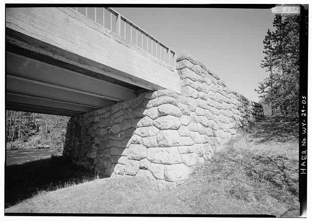 5. NORTH ABUTMENT - Gibbon River Bridge No. 1, Spanning...