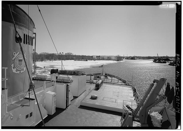 VIEW OF PORT UPPER (BOAT) AND MAIN DECKS, LOOKING AFT...