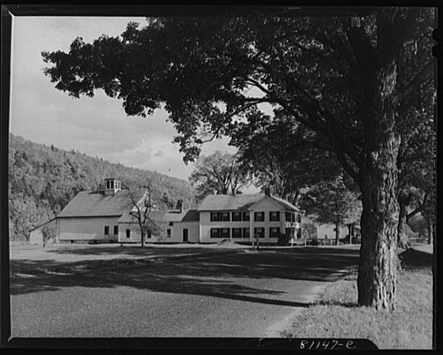 Old New England farm now serving as tourist rest. Mowhawk...