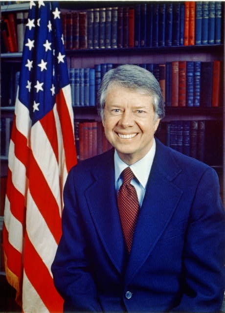 [Jimmy Carter, head-and-shoulders portrait, facing front,...