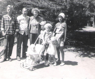 Brown family in China Lake, CA