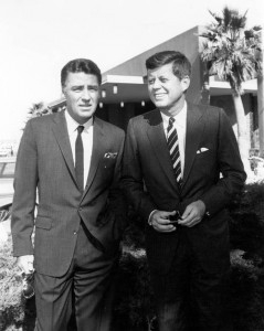 Peter Lawford and President Kennedy