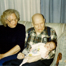 Margaret Palermo and George Reeder with Christine Farnum