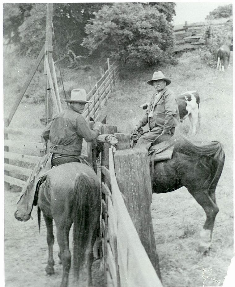 Grandpa Albert Berrington on Left