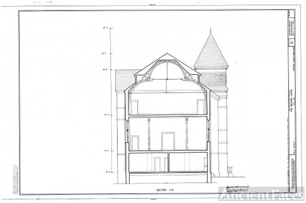 Habs Md,13-bela,4- (sheet 8 Of 8) - Masonic Lodge, Wall