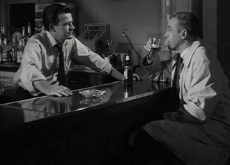 Murray hamilton and James Stewart. Murray hamilton and James Stewart.
