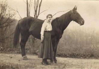 Nanny with Horse