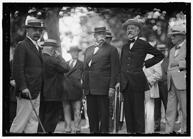 DRAFT PARADE. SENATORS SAULSBURY; WARREN; LODGE