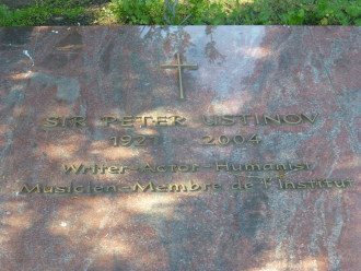 Peter Ustinov Gravesite
