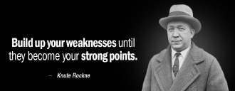 A Knute Rockne Quotation