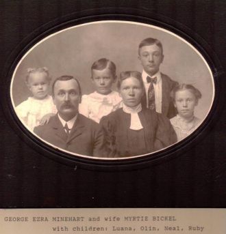 George Ezra Minehart Family