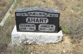 Elizabeth Field Ahart Headstone