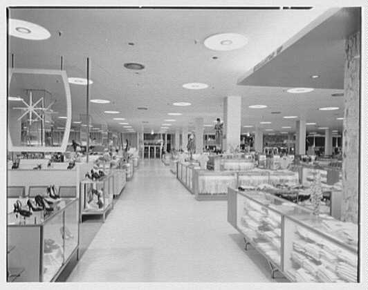 Gimbels, business in Valley Stream, Long Island. General...