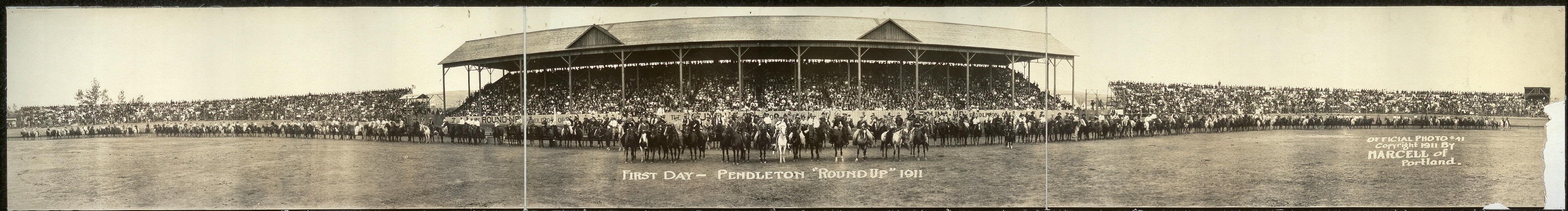 First day, Pendleton "Round Up", 1911