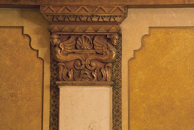 Architectural detail, interior, Alabama Theatre,...