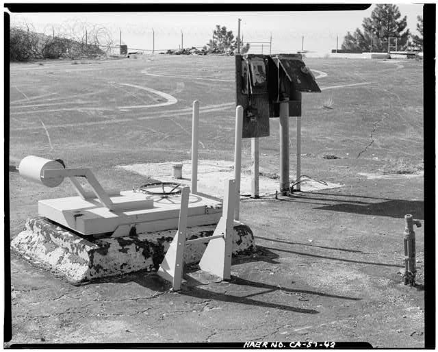42. VIEW SHOWING INTACT HATCH COVER AT 'BRAVO' SILO,...