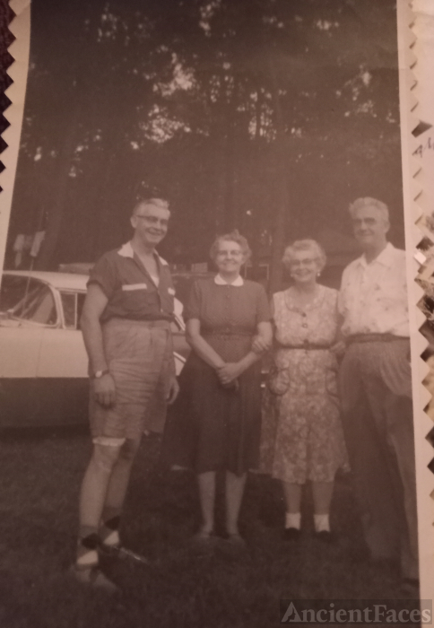 Ferris Earl Thompson. With Iva and Myrtle Thompson. His sister's .