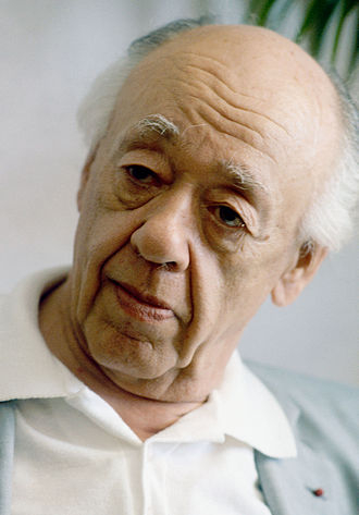 Eugen Ionesco in color.