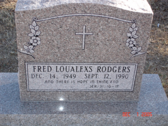 Fred L. Rodgers' Gravesite