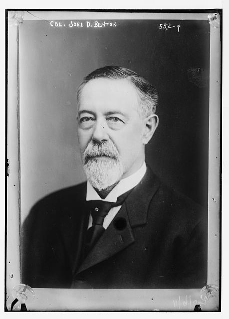 Col. Joel D. Benton, portrait bust