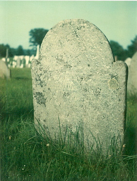 Joseph Warner gravestone