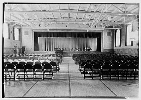 Myron J. Michael School, Kingston, New York. Gymnasium,...
