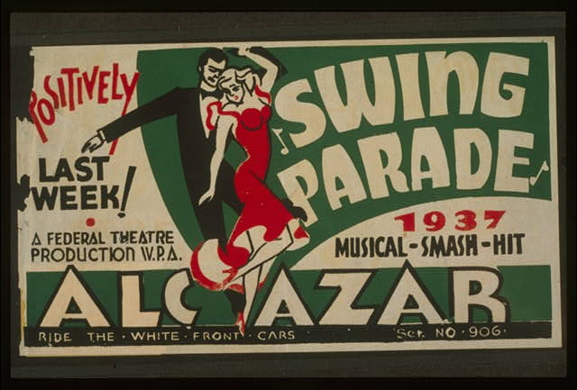 "Swing parade" 1937 musical smash hit positively last week!