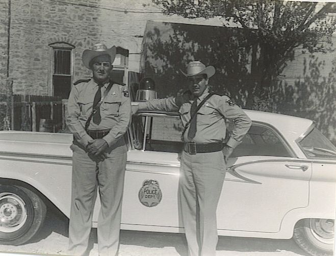 Sam Price & Jr. Shepherd, Post TX. City Police 1959