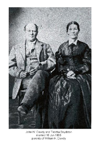 John W. & Tabitha (Boydston) Dawdy
