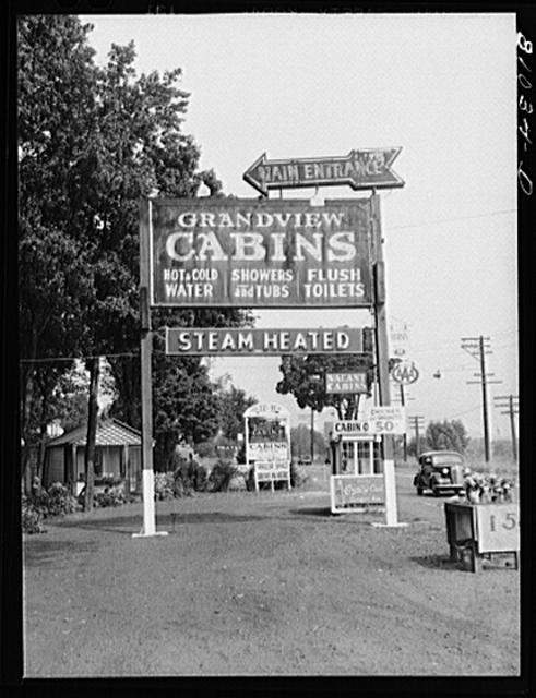 Tourist camps stretch in an endless village along the...