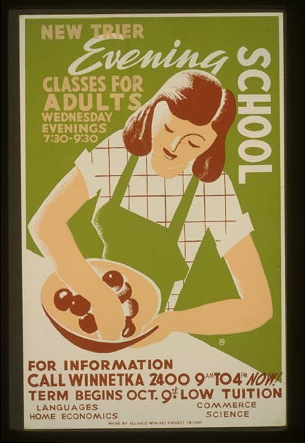 New Trier evening school Classes for adults, Wednesday...