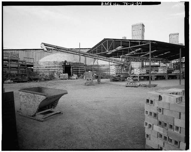 34. MATERIALS HANDLING EQUIPMENT; WEST END OF THE PLANT....