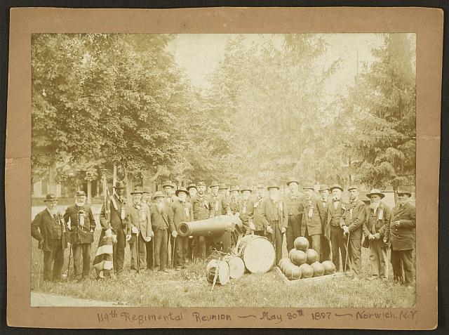 114th Regimental Reunion, May 30, 1897, Norwich, N. Y.