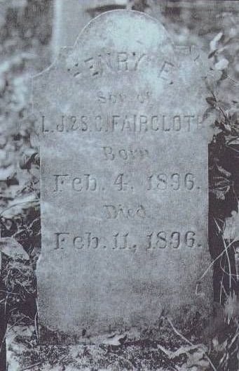 Henry E. Faircloth Gravestone