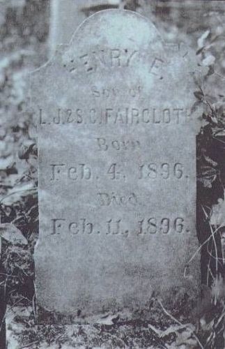 Henry E. Faircloth Gravestone