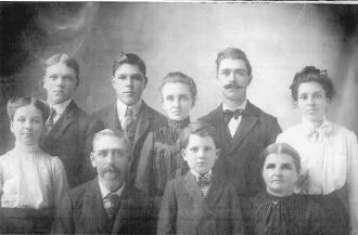 Haman Allen family 1900