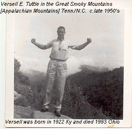 Versell Tuttle in the Smokies