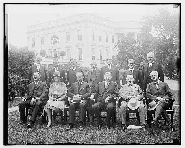 Crime Commission with Hoover, 5/28/29