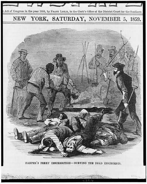 Harper's Ferry insurrection - burying the dead insurgents