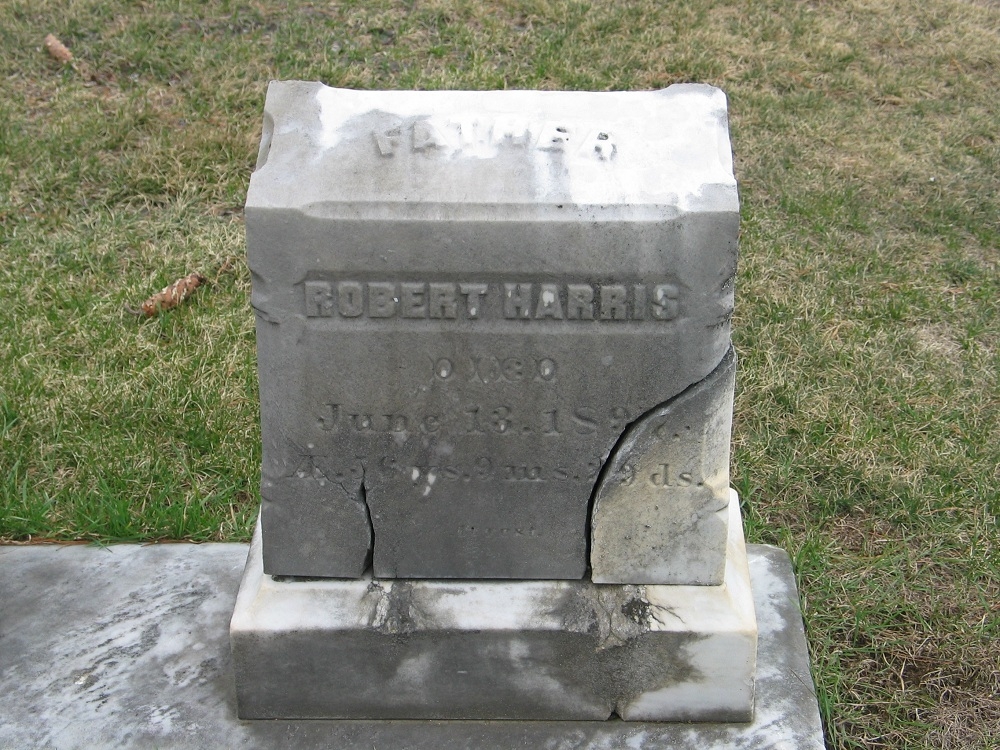 Robert P. Harris gravestone