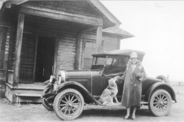 Lettie (Mead) Teed Evans, Montana 1929